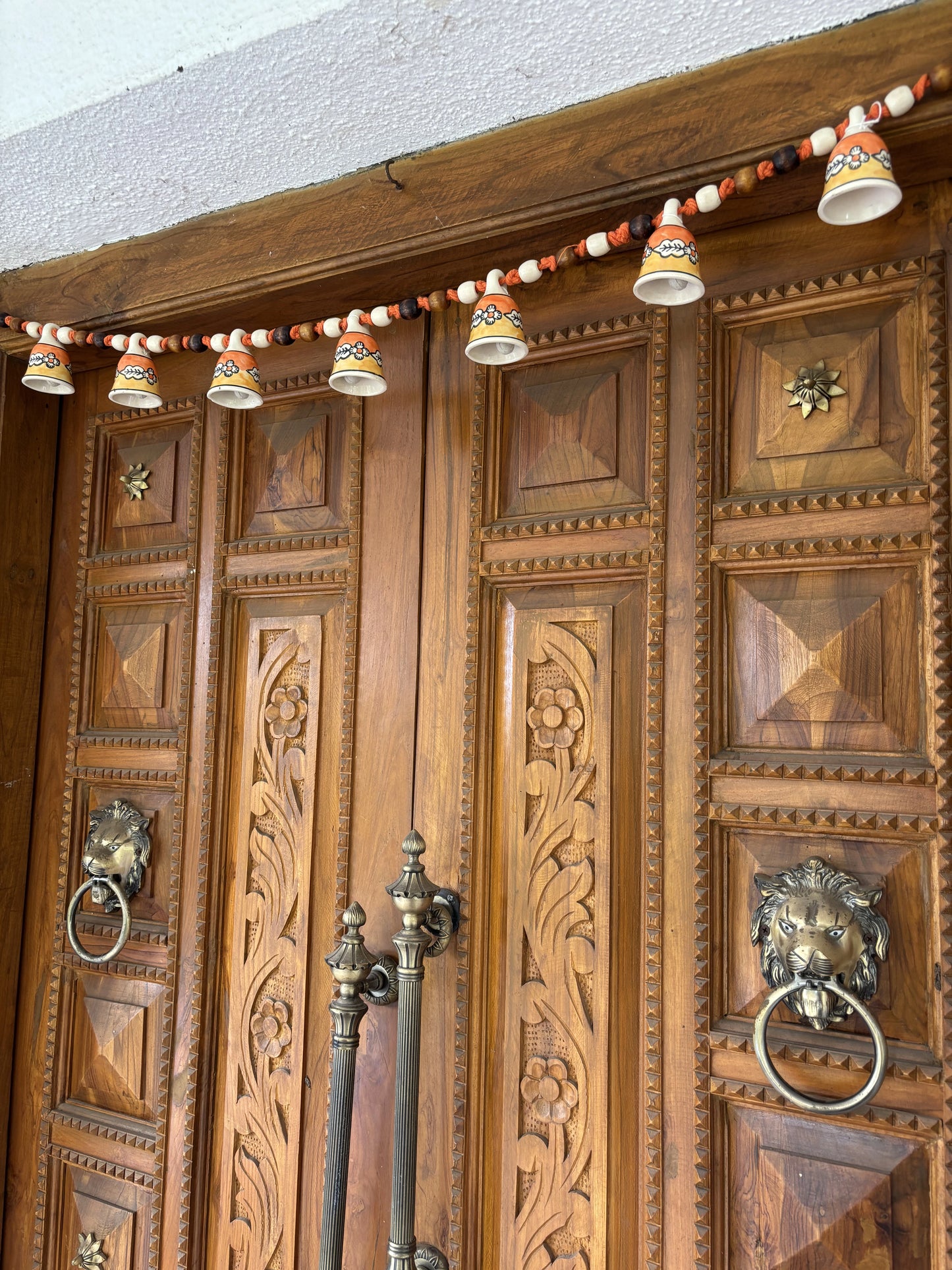 Ceramic Buntings- Orange Bells