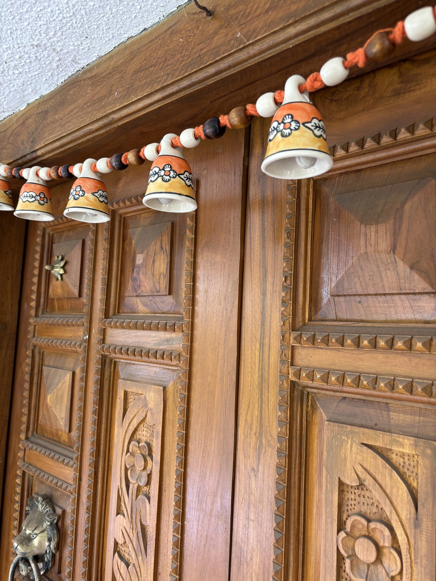 Ceramic Buntings- Orange Bells