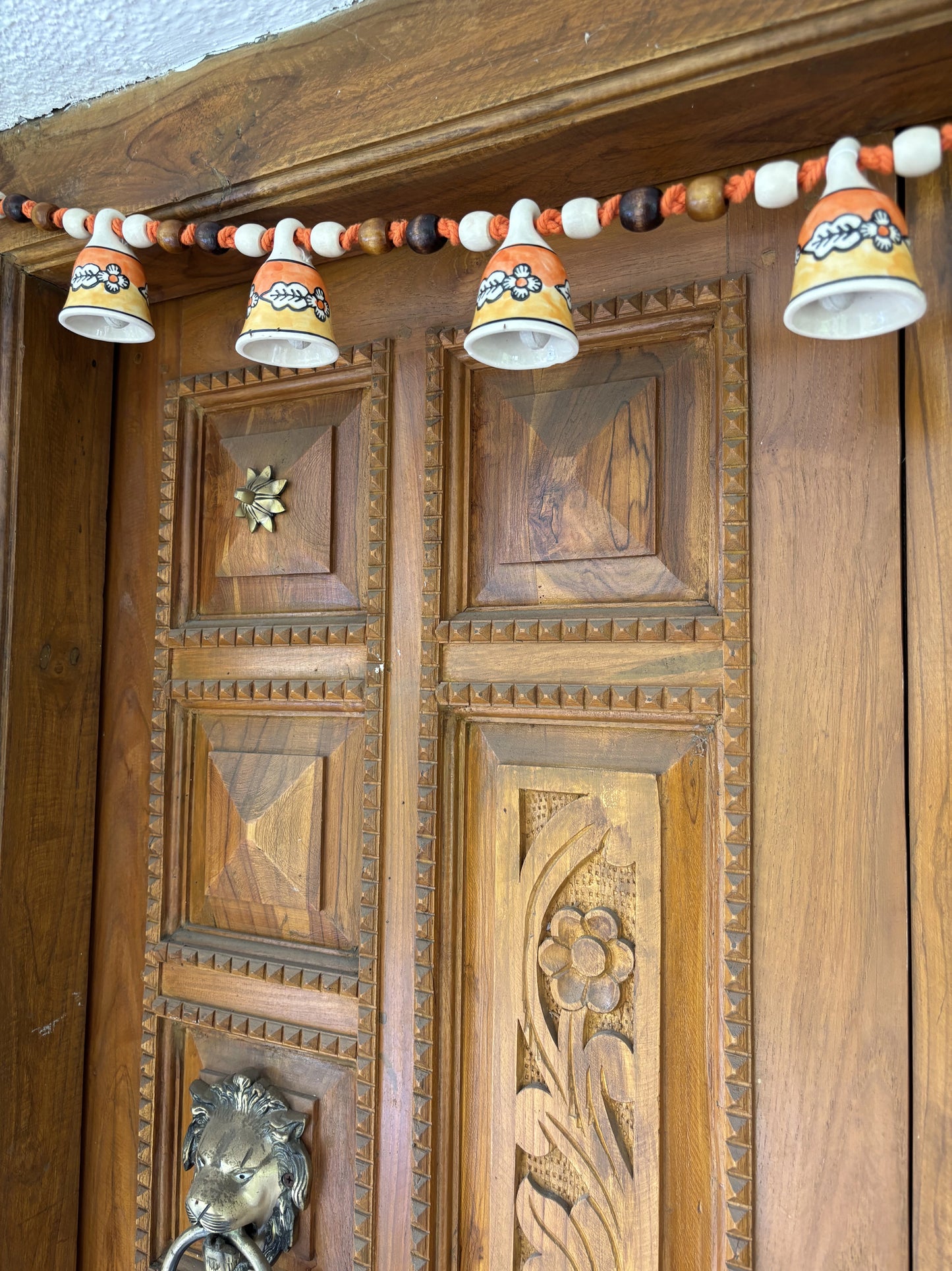 Ceramic Buntings- Orange Bells