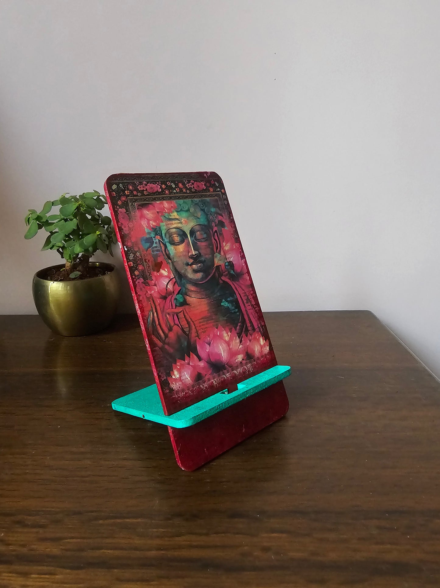 Mobile Stand-Buddha Pink