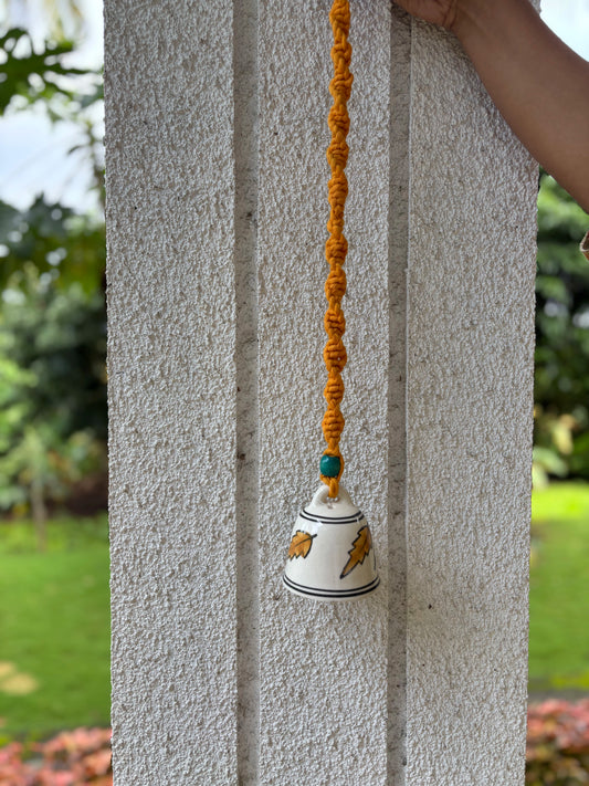 Single Bell- White Bell with Birds