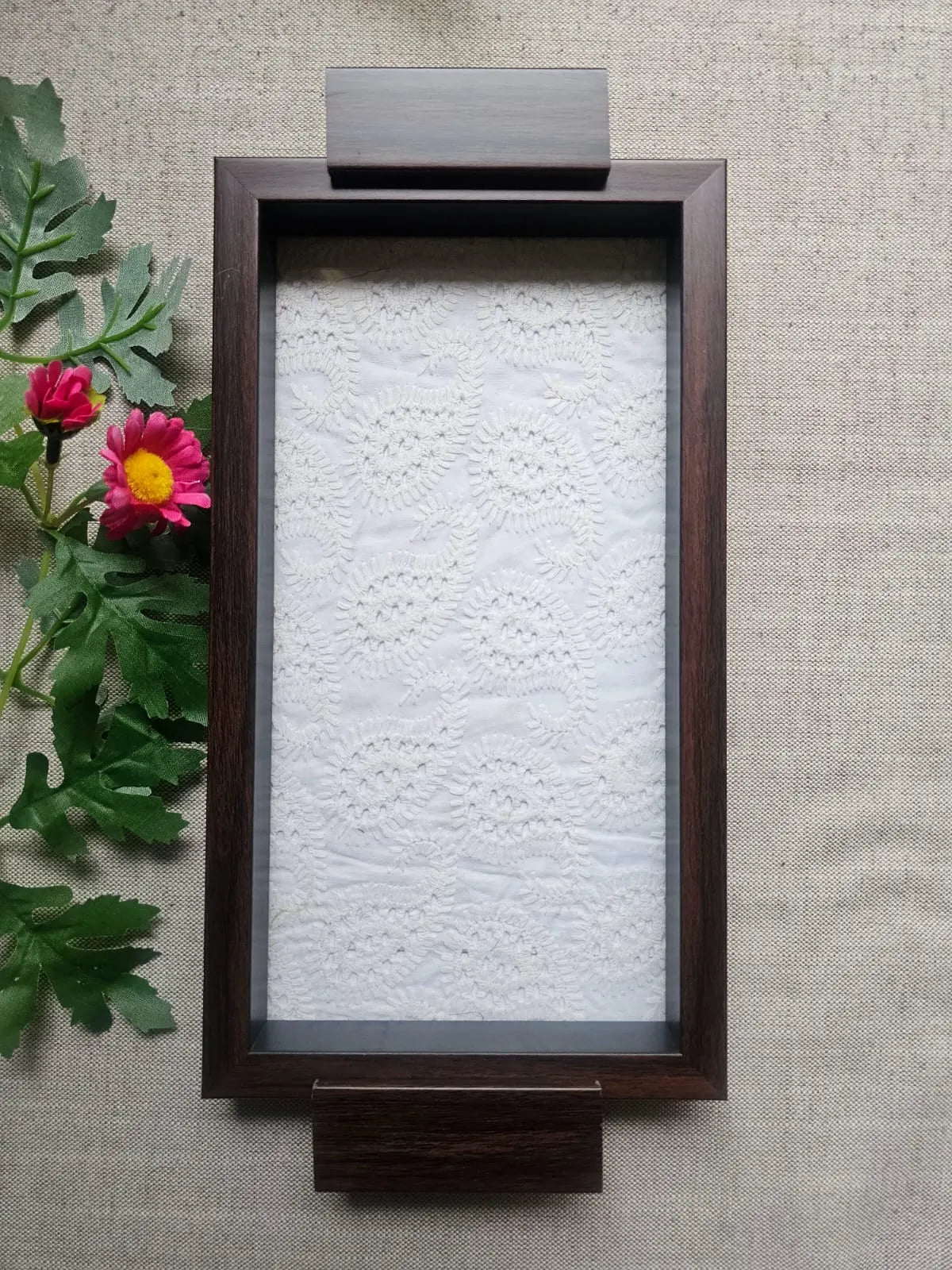 Serving Tray- White Hakoba work