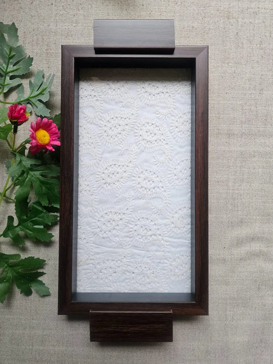 Serving Tray- White Hakoba work