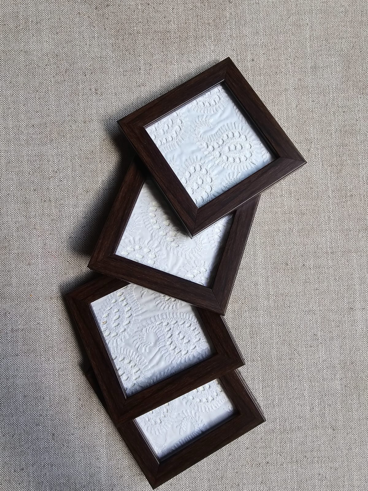 Fabric Coasters-White Chicken