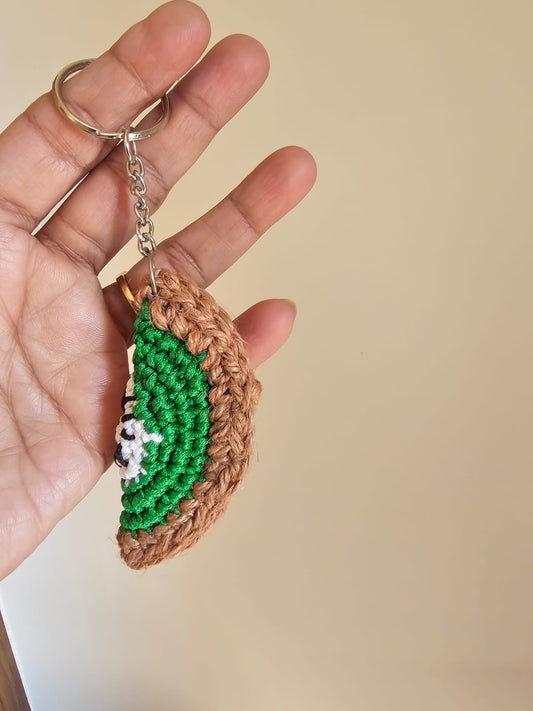 Chrochet Keychain/Handbag Accesory-Kiwi