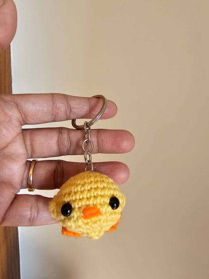 Chrochet Keychain/Handbag Accessory- Smilie