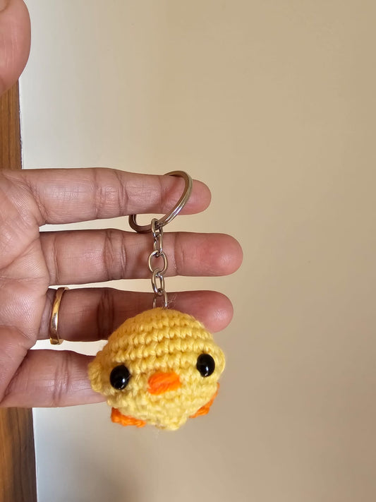 Chrochet Keychain/Handbag Accessory- Smilie