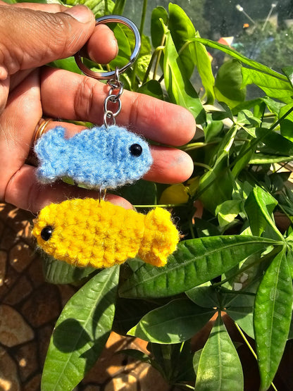 Crochet Keychain/Handbag Accessory-Fish