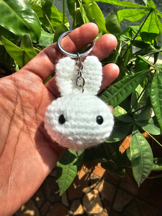 Crochet Keychain/Handbag Accessory-Bunny