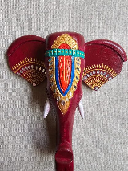 Elephant Face Wall Decor-10"