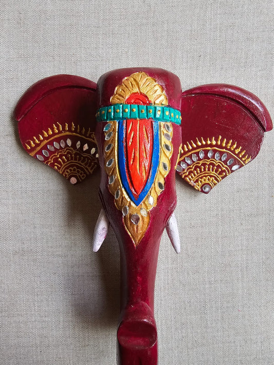 Elephant Face Wall Decor-10"