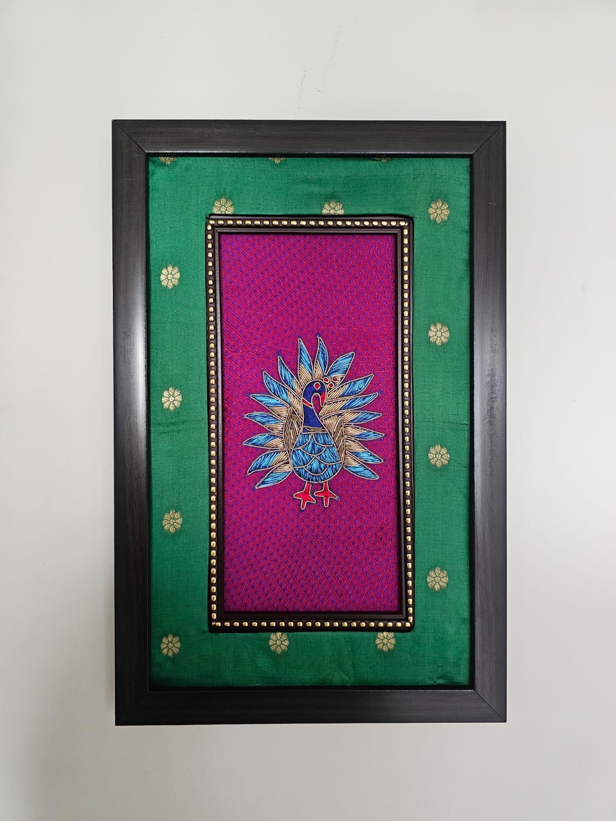 Kalakriti- Green and Magenta-Big