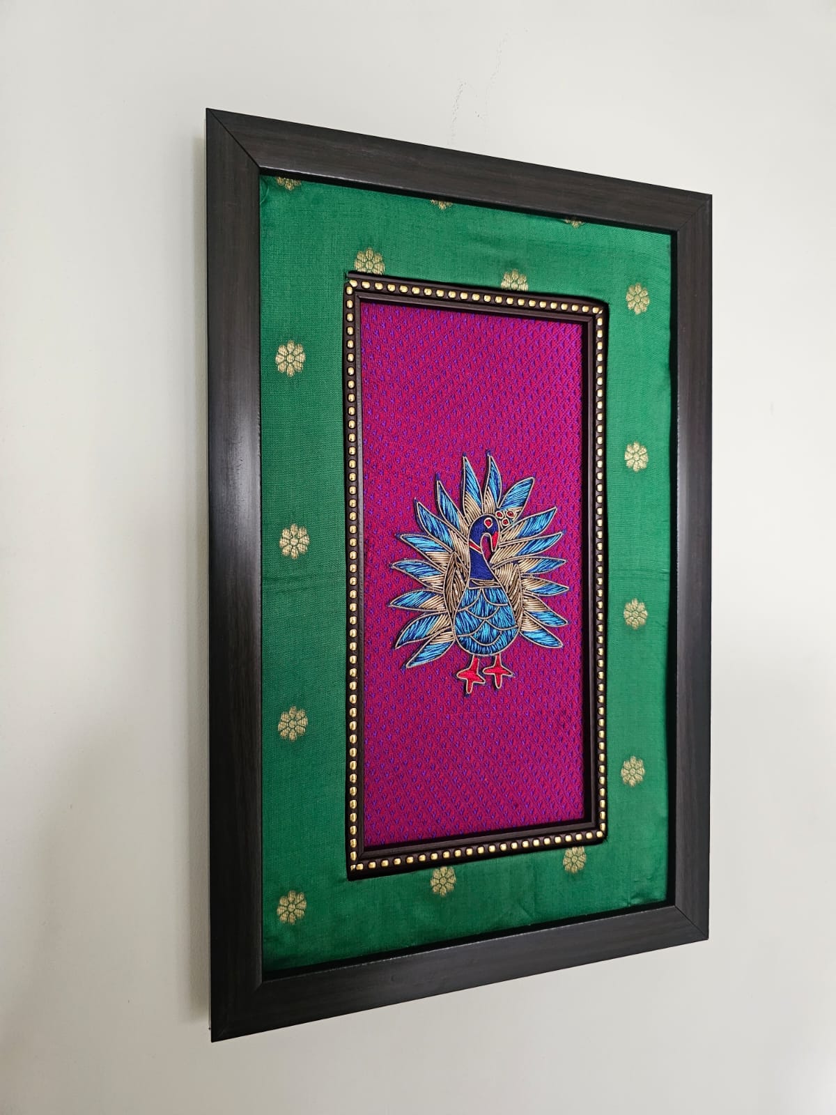 Kalakriti- Green and Magenta-Big