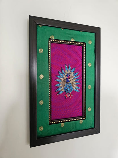 Kalakriti- Green and Magenta-Big