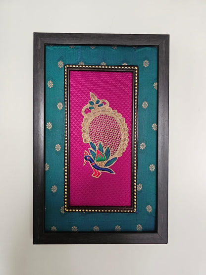 Kalakriti-Peacock green+Magenta-Big