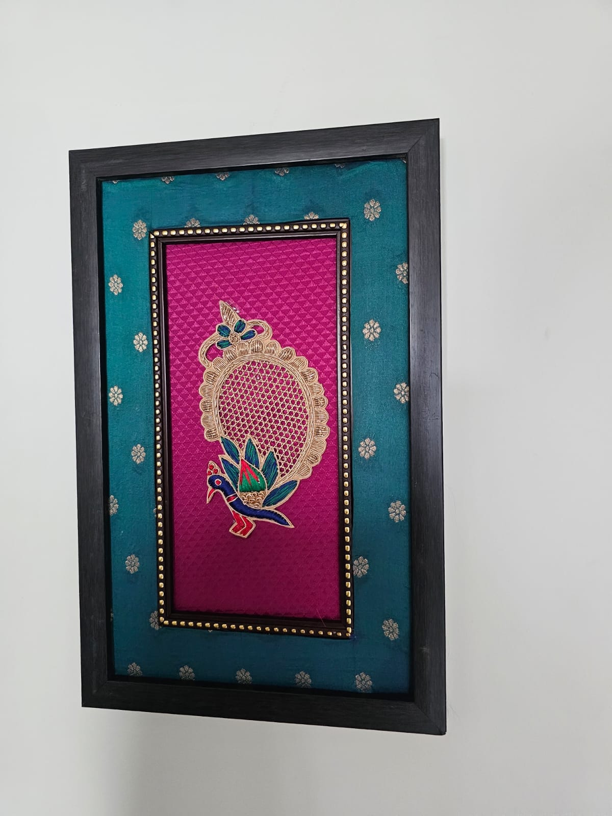 Kalakriti-Peacock green+Magenta-Big