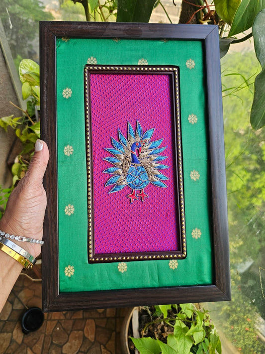 Kalakriti- Green and Magenta-Big