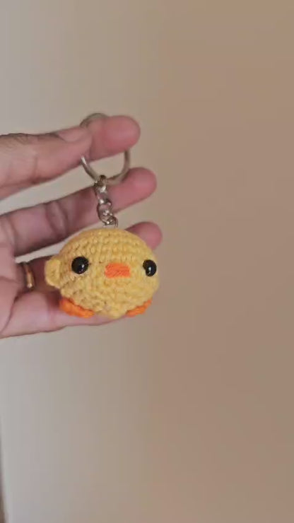 Chrochet Keychain/Handbag Accessory- Smilie