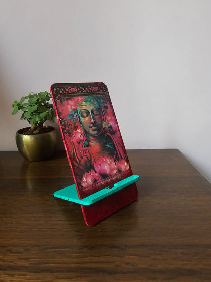 Mobile Stand-Buddha Pink
